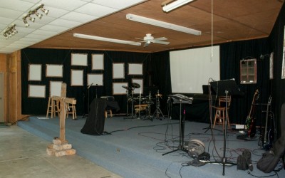 Stage in the Tabernacle- Equipment is not included